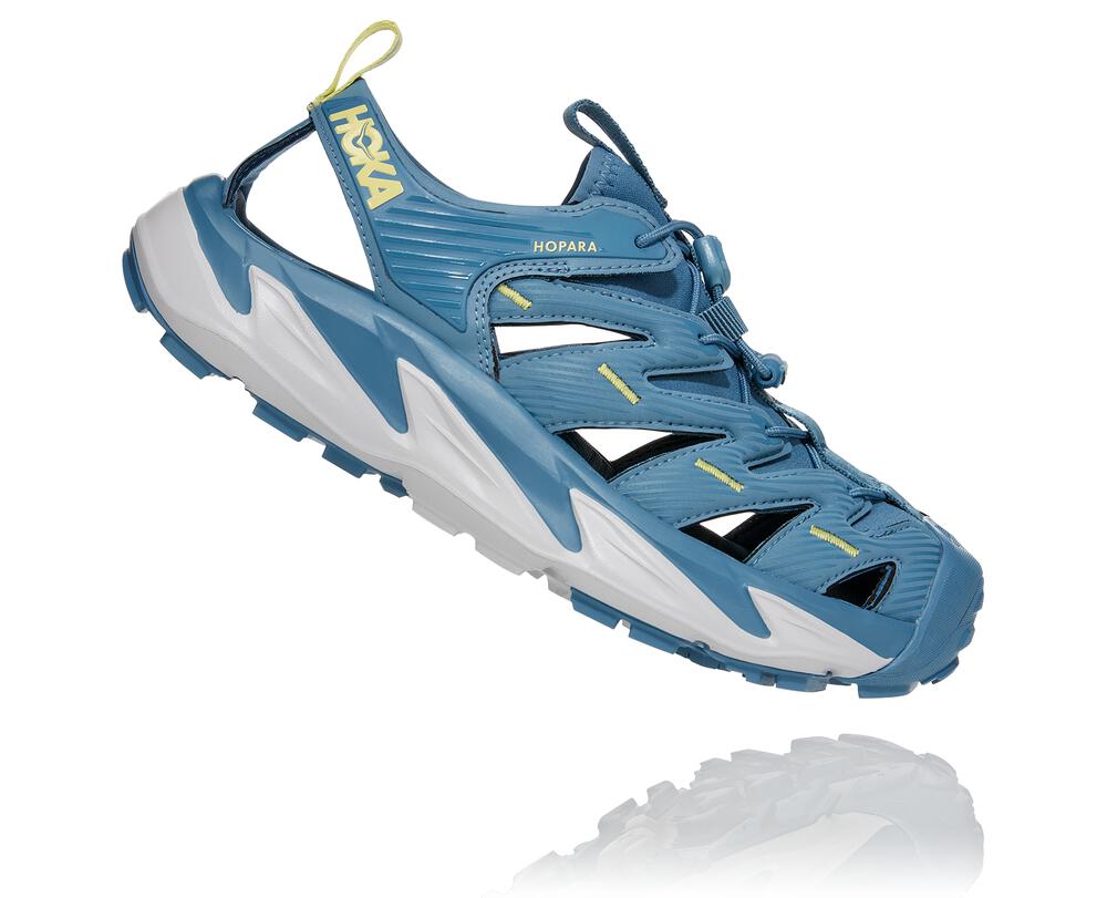 Hoka One One Hopara Ženske Sandali Modra / Rumena SI-521049D